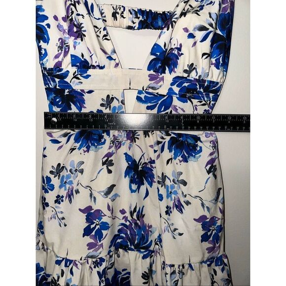 SHEIN Women’s Vacation V-Neck Spaghetti Strap Backless A-Line Mini Dress – Blue - Picture 5 of 10